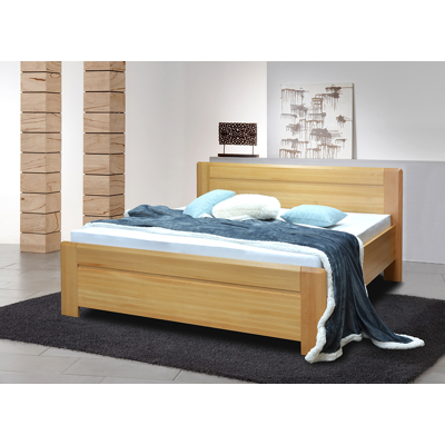 ELINOR masívní dvoulůžková postel s možností úložného prostoru