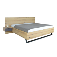 MEKENZY postel s laminovaným čelem 180x200