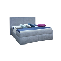 ERIKA čalúnená posteľ s úložným priestorom-látka AS16
