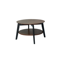 GORDON kruhový bukový konferenční stolek ve skandinávském designu