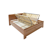 ELINOR 160/180 cm buková postel z masivu s možností úložného prostoru